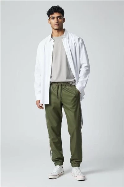 Reflective Stripe Windproof Track Joggers high quality