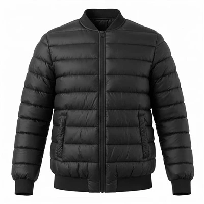 مردوں کی Quilted Bomber Puffer جیکٹ